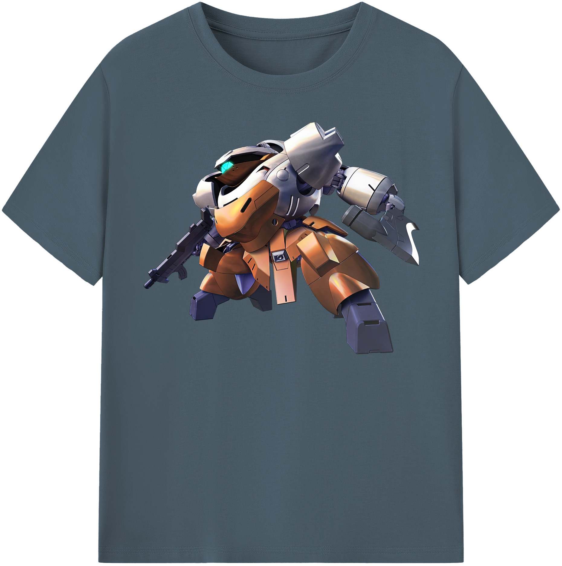 （画像用） 機動戦士ガンダム Mobile Suit Gundam 綿100％半袖Tシャツ（フロントプリント）